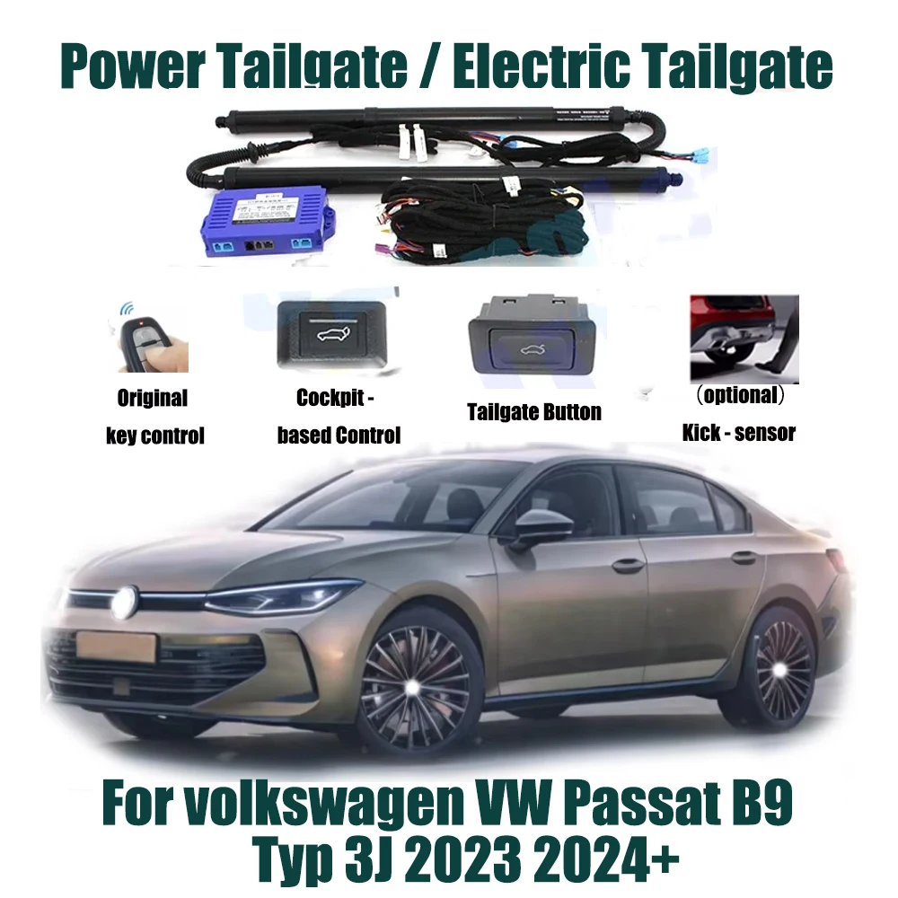 Для volkswagen VW Passat B9 Typ 3J 2023 2024 + автомобильный комплект автоматического подъема, открывающий багажник, интеллектуальный электрический подъемник, задняя дверь
Для volkswagen VW Passat B9 Typ 3J 2023 2024 + автомобильный комплект автоматического подъема, открывающий багажник, интеллектуальный электрический подъемник, задняя дверь