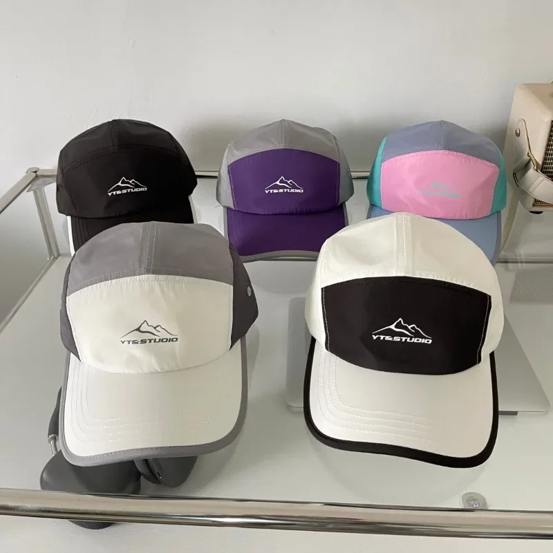 Summer Outdoor Sunscreen Sports Quick-drying Baseball Caps Men Japanese Retro 5-panel Personalized Color Matching Women's Hats
Summer Outdoor Sunscreen Sports Quick-drying Baseball Caps Men Japanese Retro 5-panel Personalized Color Matching Women's Hats