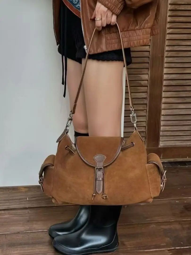 Genuine Leather Frosted Handbag Tote 2026 New Faion Versatile Single oulder Crossbody Bag Commuter Bag Casual Simple Sle
Genuine Leather Frosted Handbag Tote 2026 New Faion Versatile Single oulder Crossbody Bag Commuter Bag Casual Simple Sle