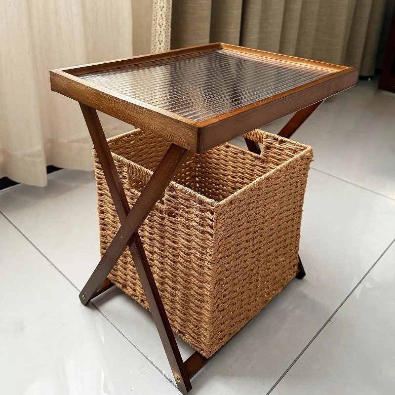 Mini coffee table, household foldable storage rack, bedroom bedside cabinet
Mini coffee table, household foldable storage rack, bedroom bedside cabinet