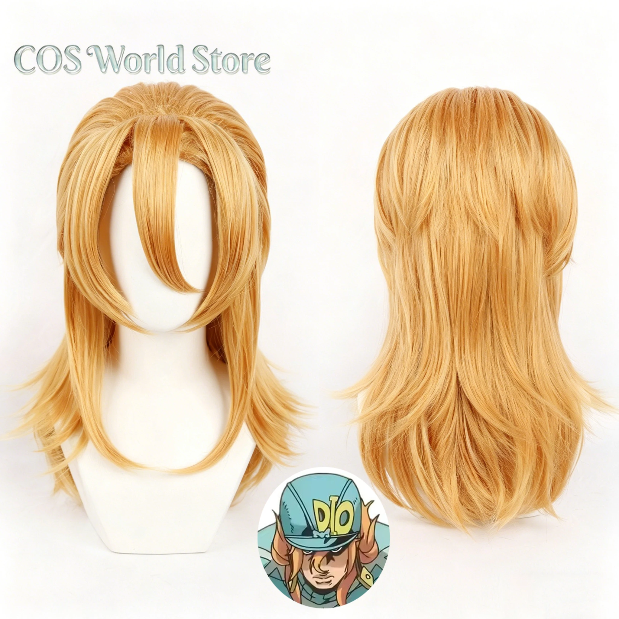 Anime SBR Diego Brando Cosplay Wigs Hair Bizarre Adventure Men Disfraz Costume Accessories Halloween Carnival Prop
Anime SBR Diego Brando Cosplay Wigs Hair Bizarre Adventure Men Disfraz Costume Accessories Halloween Carnival Prop