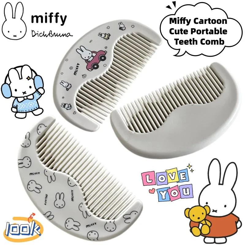 Miffy Cartoon Cute Portable High Color Value Toothed Comb Creative Animation Peripheral Kawaii Hairstyle Bangs Finishing Comb
Miffy Cartoon Cute Portable High Color Value Toothed Comb Creative Animation Peripheral Kawaii Hairstyle Bangs Finishing Comb