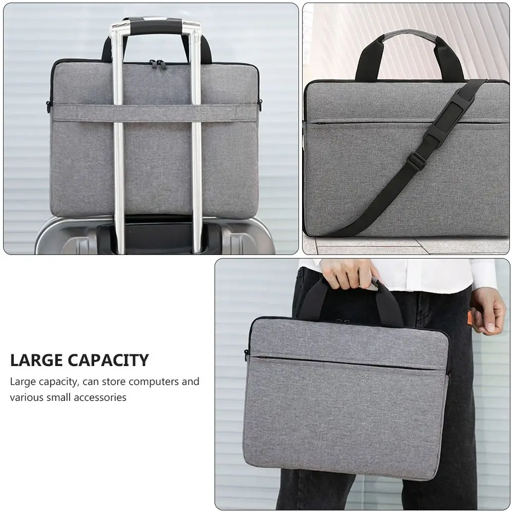15 .6 Laptop Bag Notebook Handbag 15.6 Inch Pouch Portable Computer Storage Case Grey Protective Shoulder
15 .6 Laptop Bag Notebook Handbag 15.6 Inch Pouch Portable Computer Storage Case Grey Protective Shoulder
