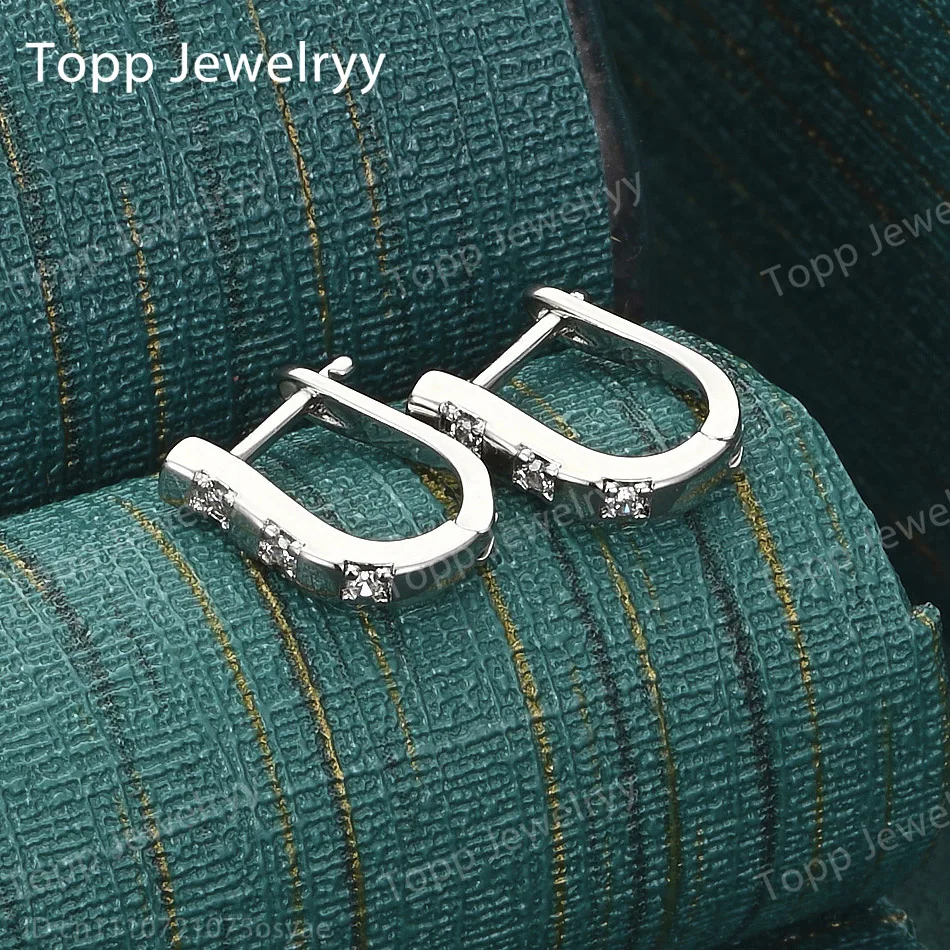 Luxurious 925 Sterling Silver Exquisite U-Shaped Zirconia Ear Clips - Stylish Wedding Gift for Women
Luxurious 925 Sterling Silver Exquisite U-Shaped Zirconia Ear Clips - Stylish Wedding Gift for Women