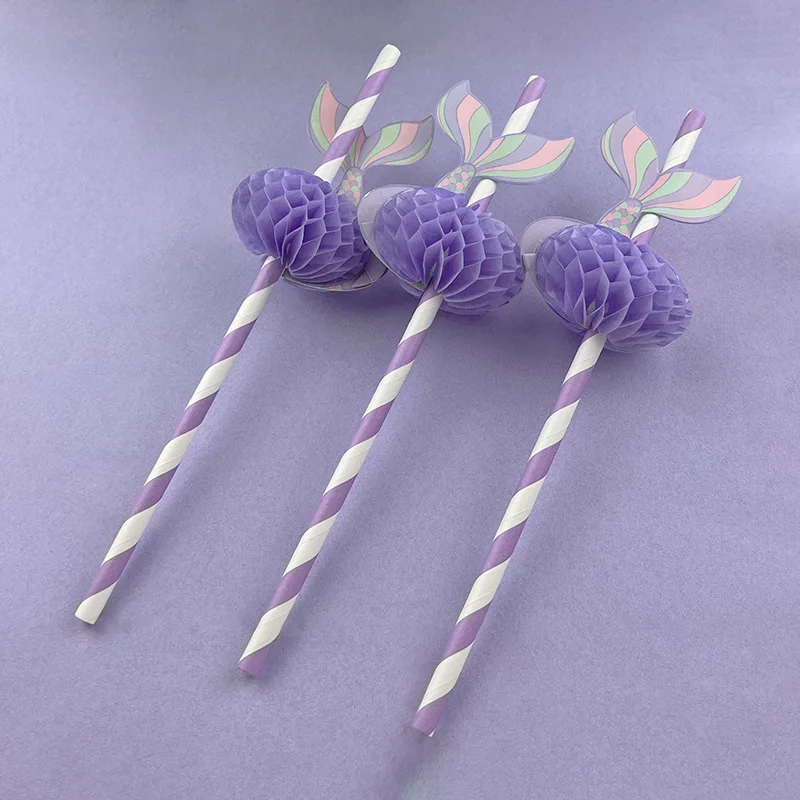 10pcs Purple Mermaid Paper Honeycomb Ball Straw Girls Mermaid Birthday Party Under The Sea Party Supplies Kids Favor
10pcs Purple Mermaid Paper Honeycomb Ball Straw Girls Mermaid Birthday Party Under The Sea Party Supplies Kids Favor