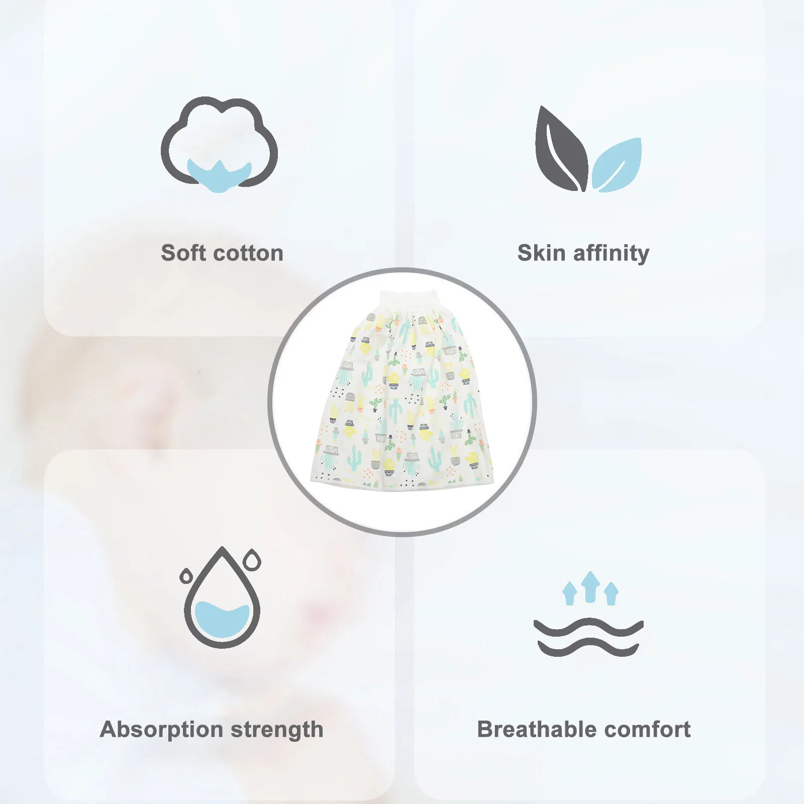 Reusable Nappies Potty Training Pants Baby Diapers Waterproof Design Thick Lining Absorbing Covered Elastic Waistb Breathable
Reusable Nappies Potty Training Pants Baby Diapers Waterproof Design Thick Lining Absorbing Covered Elastic Waistb Breathable