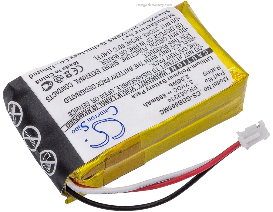 2026 NEW 3.7V 800mAh Camera battery PR-062334 for GOPRO Hero HWBL1, CHDHA-301, Hero Plus, Hero+
2026 NEW 3.7V 800mAh Camera battery PR-062334 for GOPRO Hero HWBL1, CHDHA-301, Hero Plus, Hero+