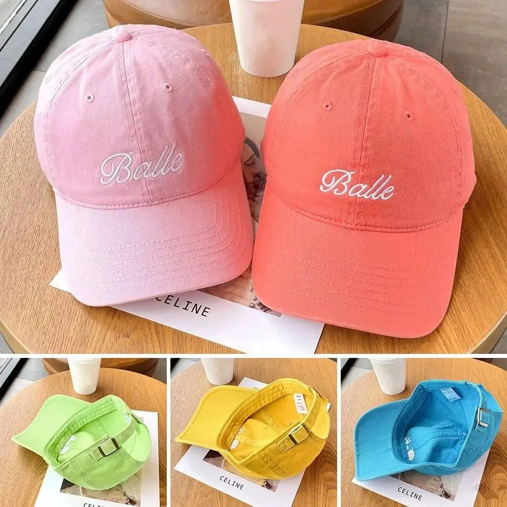 Breathable Dopamine Baseball Cap Adjustable Letters Vintage Duck Tongue Cap Sun Protection Soft Outdoor Snapback Hat
Breathable Dopamine Baseball Cap Adjustable Letters Vintage Duck Tongue Cap Sun Protection Soft Outdoor Snapback Hat