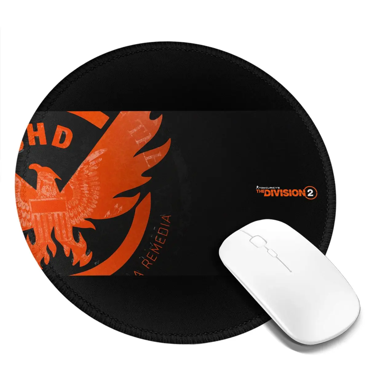 The Division Shd Strategic Homeland Division Round Mouse Pad Computer Keyboard Mouse Mat Gamer PC Desk Mat Office Table Mats