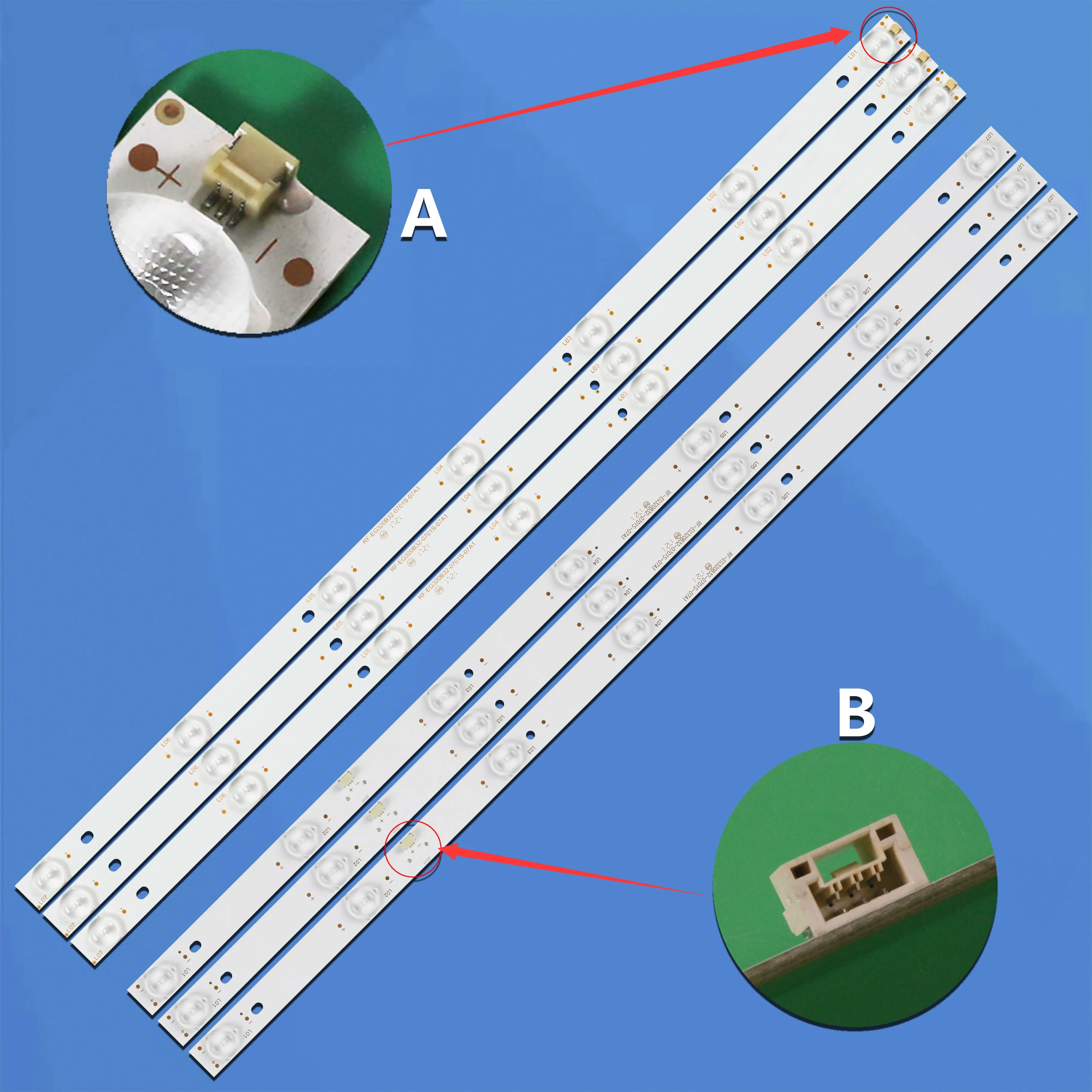 Новинка, 3 шт./лот, 7 светодиодов, светодиодная лента для подсветки для RF-EG320B32-0701S-07A1 32PHF3061 32PHF3021 GC32D07-ZC21FG-29 15 32PHF3001 32PHF5011
Новинка, 3 шт./лот, 7 светодиодов, светодиодная лента для подсветки для RF-EG320B32-0701S-07A1 32PHF3061 32PHF3021 GC32D07-ZC21FG-29 15 32PHF3001 32PHF5011