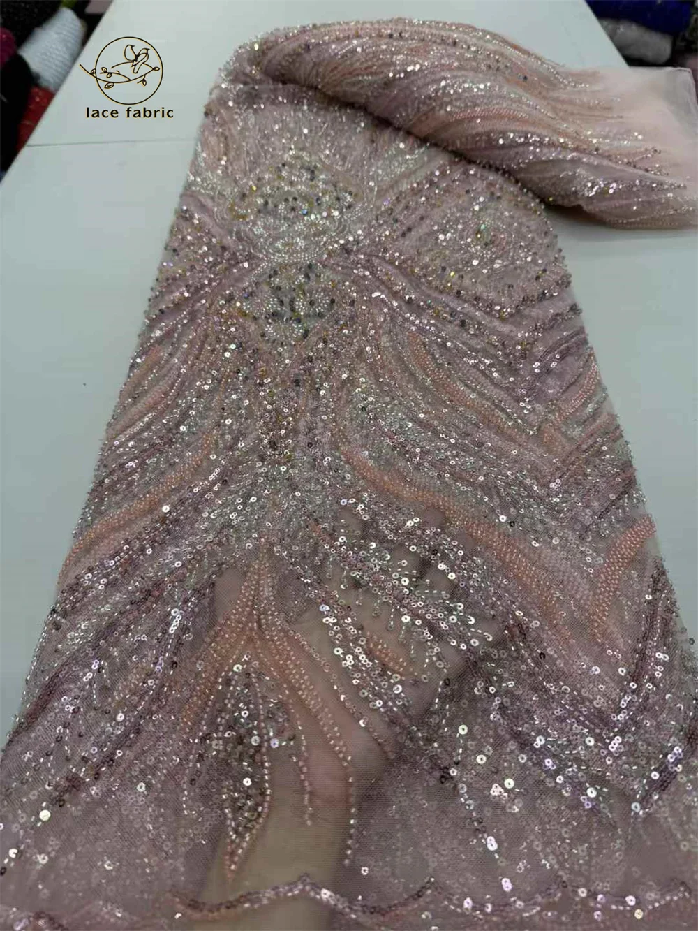 2025 Elegant African Lace Fabric Sequins Beaded Embroidery Groom Nigerian Bridal High Quality French Tulle Lace Fabric For Dress
2025 Elegant African Lace Fabric Sequins Beaded Embroidery Groom Nigerian Bridal High Quality French Tulle Lace Fabric For Dress