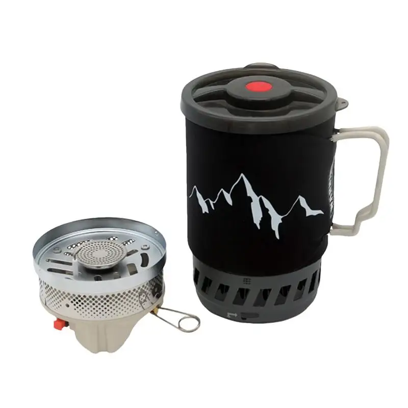 Camping Jet Boil Heat Exchanger Portable Pot Stove Gas Stove Quick Burn Coffee Cup Furnace Hiking Pot Backpacking Camp Burner
Camping Jet Boil Heat Exchanger Portable Pot Stove Gas Stove Quick Burn Coffee Cup Furnace Hiking Pot Backpacking Camp Burner