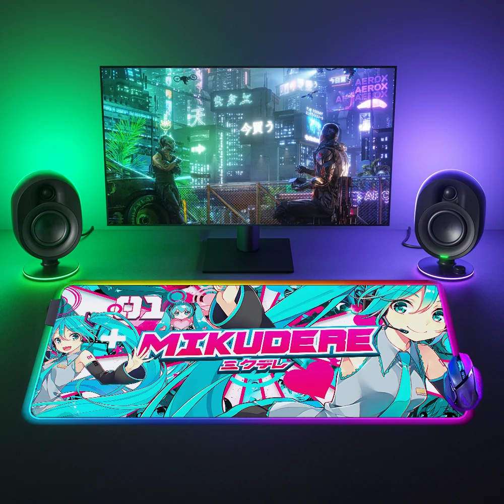 Mousepad RGB Deskmat Mouse Pad Xxl Backlit MMiku LED Mause Pad Gamer Gaming Mouse Mat Gaming Desk Accessories Mats Pc Pads
Mousepad RGB Deskmat Mouse Pad Xxl Backlit MMiku LED Mause Pad Gamer Gaming Mouse Mat Gaming Desk Accessories Mats Pc Pads