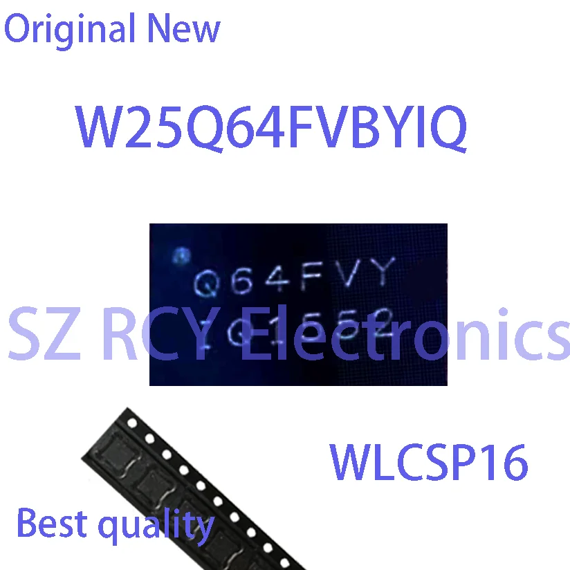 (5-20 PCS)NEW W25Q64FVBYIQ Q64FVY WLSCP16 BGA FLASH MEMORY IC Chip
(5-20 PCS)NEW W25Q64FVBYIQ Q64FVY WLSCP16 BGA FLASH MEMORY IC Chip