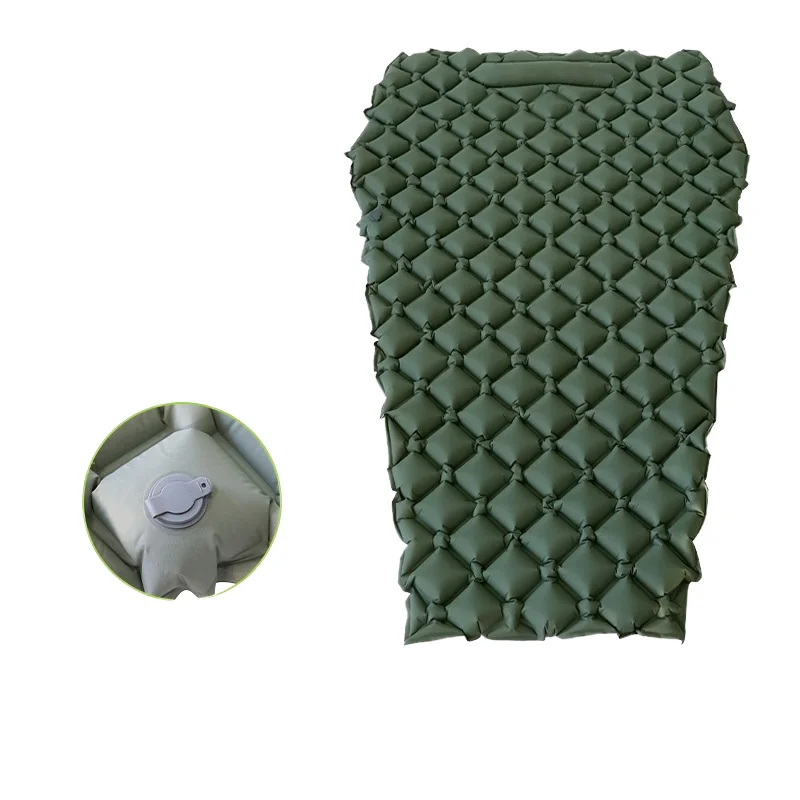 Factory Hot Sale Double TPU 40D Nylon Outdoor Inflatable Cushion Ultra Light Car Special Tent Portable Camping Mat 2-Person
Factory Hot Sale Double TPU 40D Nylon Outdoor Inflatable Cushion Ultra Light Car Special Tent Portable Camping Mat 2-Person