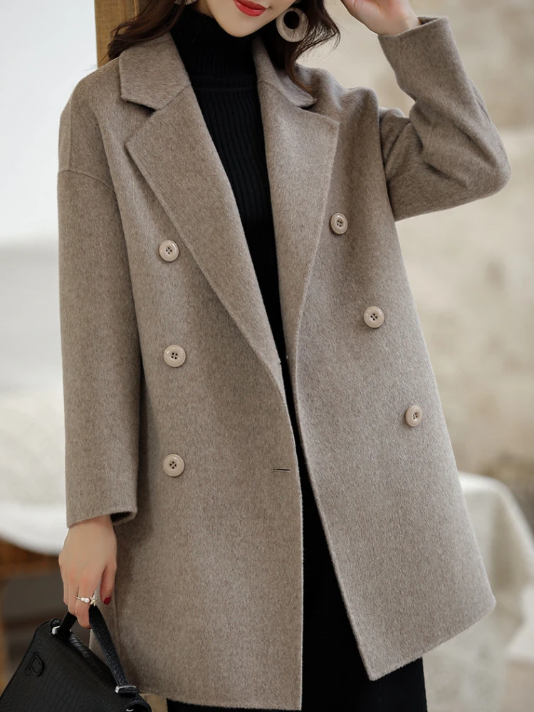 Autumn Winter Jacket Womens Clothing Oversize Medium Length Woolen Coats Slim Wild Elegant Female Korean Fashion Outerwear
Autumn Winter Jacket Womens Clothing Oversize Medium Length Woolen Coats Slim Wild Elegant Female Korean Fashion Outerwear