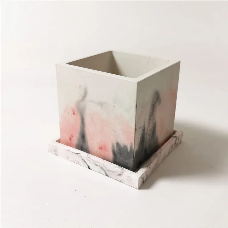 12cm Cube Shape Concrete Plant Pot Mold DIY Large Storage Vessel Silicone Rubber Simple Design Garden Planter Mold with Shell
12cm Cube Shape Concrete Plant Pot Mold DIY Large Storage Vessel Silicone Rubber Simple Design Garden Planter Mold with Shell
