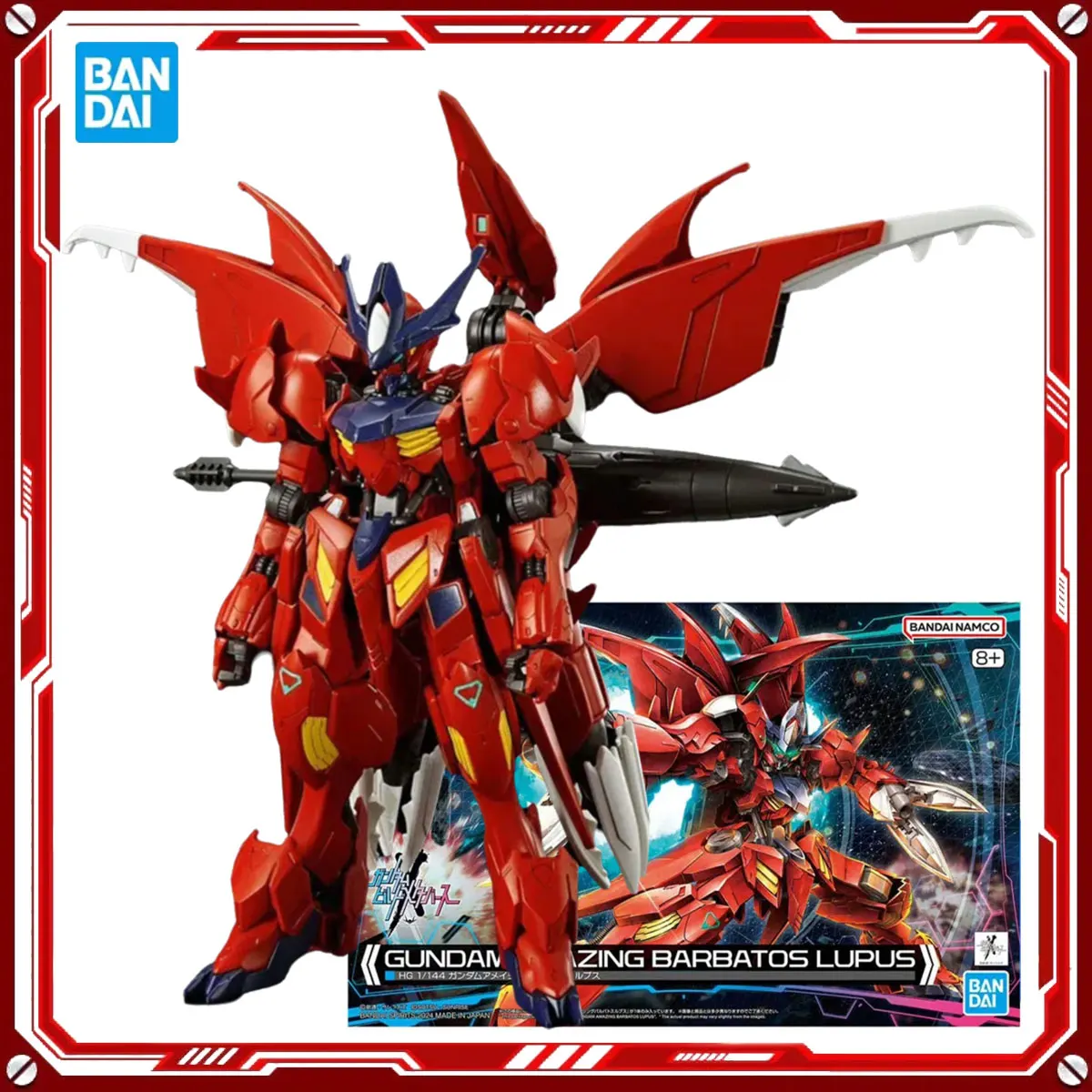 Bandai натуральная аниме-модель Gundam, наборы Gundam Amazing Barbatos Lupus Toys HGGBM 1/144, экшн-фигурка в сборе, модель в подарок для детей 
Bandai натуральная аниме-модель Gundam, наборы Gundam Amazing Barbatos Lupus Toys HGGBM 1/144, экшн-фигурка в сборе, модель в подарок для детей