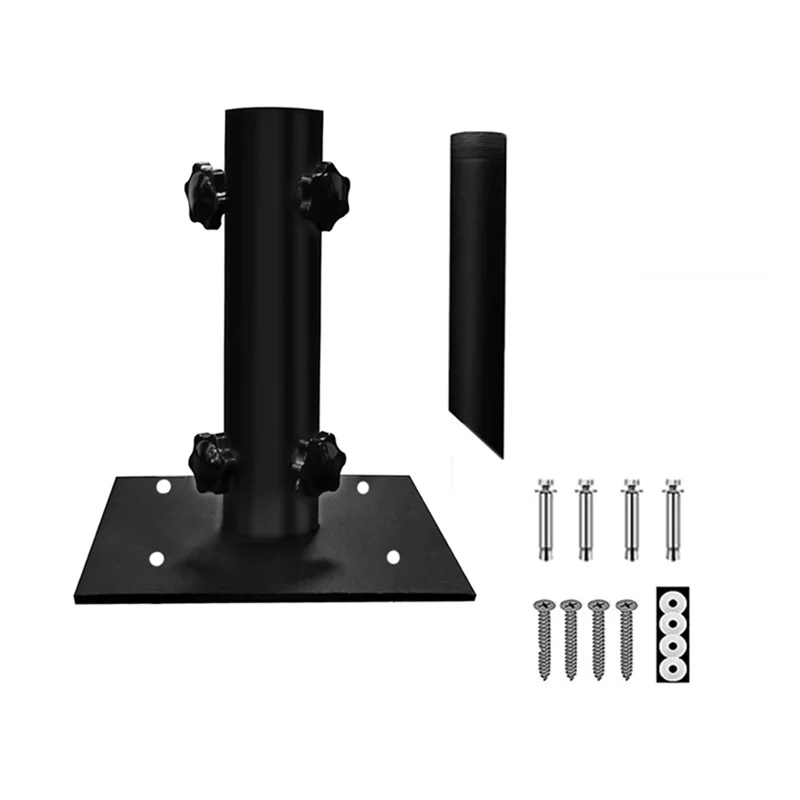 2Pcs Patio Umbrella Stand Multifunctional, Lawn Design With Ground Spike Fixing, Easy To Carry, Table Umbrella Base Black
2Pcs Patio Umbrella Stand Multifunctional, Lawn Design With Ground Spike Fixing, Easy To Carry, Table Umbrella Base Black