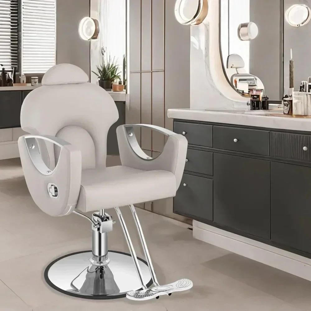 Barber Chair Salon Chair, Height Adjustable, Equipped with Professional Hydraulic PUM, Salon Barber Chair Barber Shop
Barber Chair Salon Chair, Height Adjustable, Equipped with Professional Hydraulic PUM, Salon Barber Chair Barber Shop