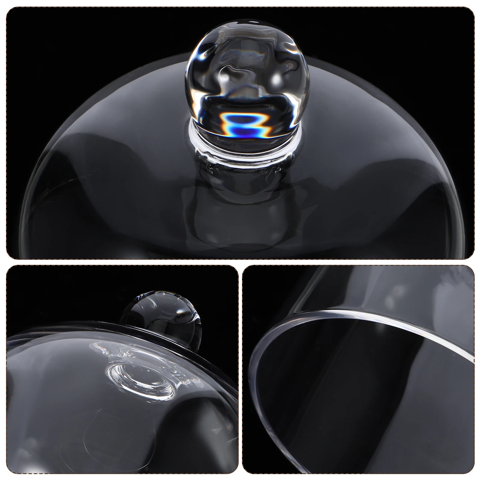 Aroma Diffuser Dustproof Glass Cover Display Dome Cloche Ballglass Flower Decor with Base Clear Preserved
Aroma Diffuser Dustproof Glass Cover Display Dome Cloche Ballglass Flower Decor with Base Clear Preserved