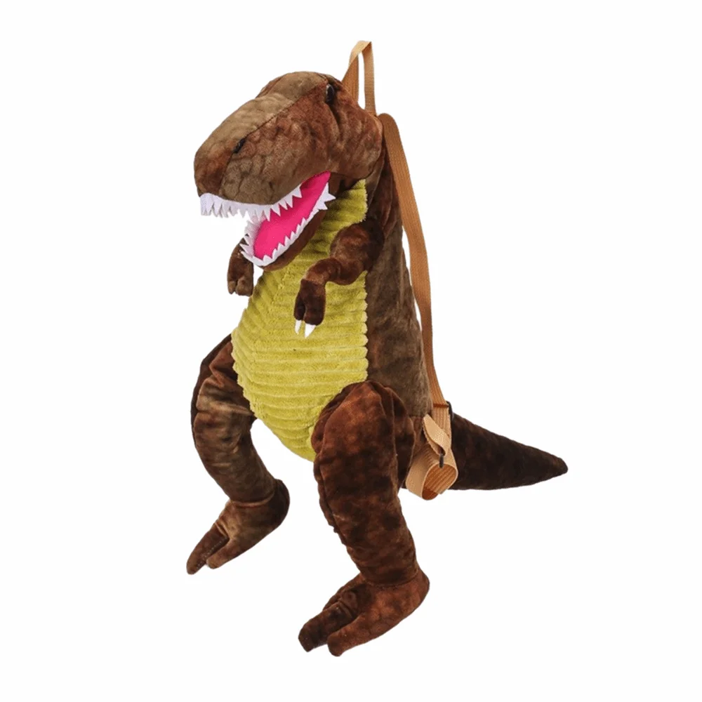 Creative Cartoon Dinosaur Backpack Simulation Dinosaur 3D Animal Dinosaur Bag Plush Large Capacity Cute Dinosaur Backpack
Creative Cartoon Dinosaur Backpack Simulation Dinosaur 3D Animal Dinosaur Bag Plush Large Capacity Cute Dinosaur Backpack