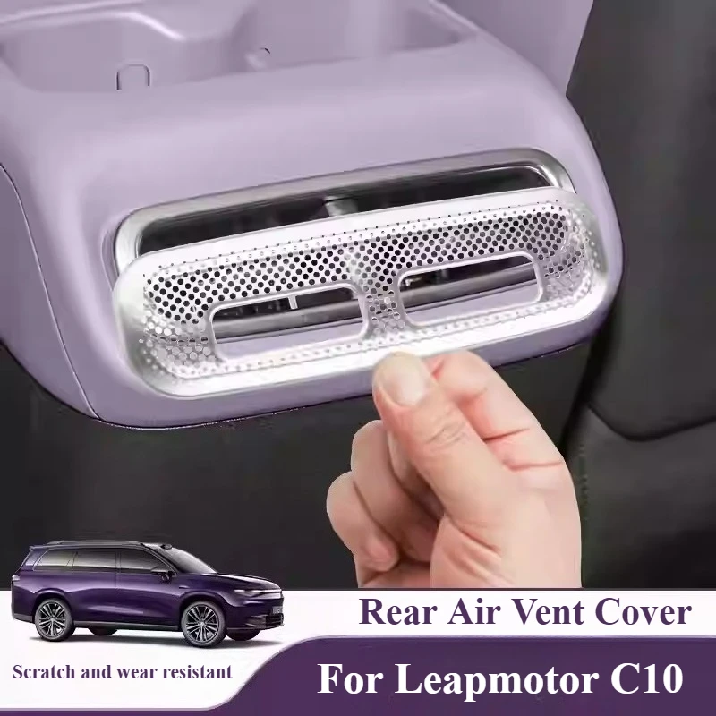 For Leapmotor C10 2024-2026 Rear Air Condition Vent Outlet Panel Frame Decor Sticker Trim Strip Car Accessories
For Leapmotor C10 2024-2026 Rear Air Condition Vent Outlet Panel Frame Decor Sticker Trim Strip Car Accessories