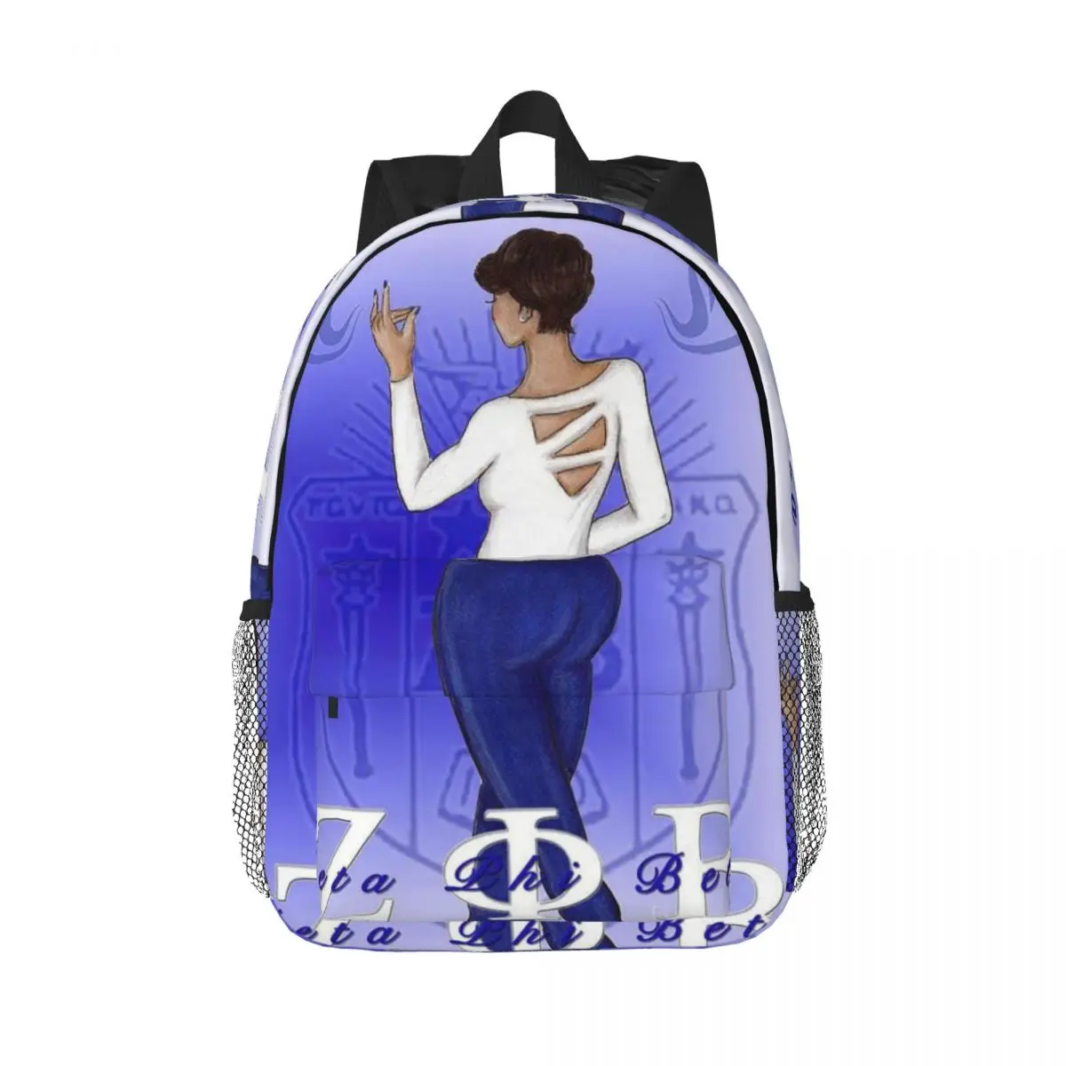 Zeta Phi Beta Sorority Logo Backpack Daypack Large Capacity Boys Girls BookBag Shoulder Bags for Men Women Children School Bag
Zeta Phi Beta Sorority Logo Backpack Daypack Large Capacity Boys Girls BookBag Shoulder Bags for Men Women Children School Bag