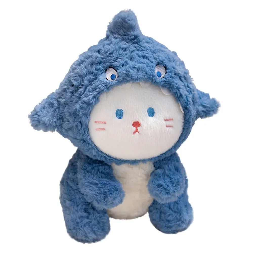 Calico Cat Shark Cat Plush Doll Removable Hood Stuffed Shark Cat Plush Toy Fluffy Kawaii Cute Cat Plush Doll Kids Holiday Gifts
Calico Cat Shark Cat Plush Doll Removable Hood Stuffed Shark Cat Plush Toy Fluffy Kawaii Cute Cat Plush Doll Kids Holiday Gifts