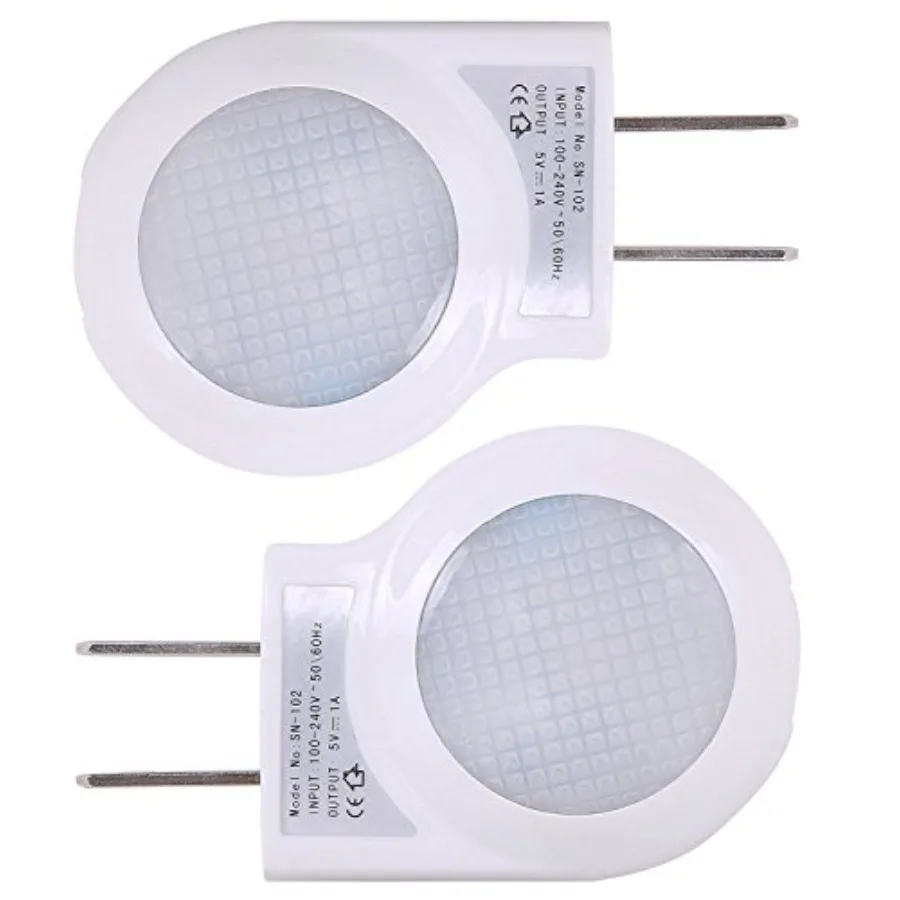Portable Plug-in 0.7W Travel LED Night Light - 2 Pack of White
Portable Plug-in 0.7W Travel LED Night Light - 2 Pack of White