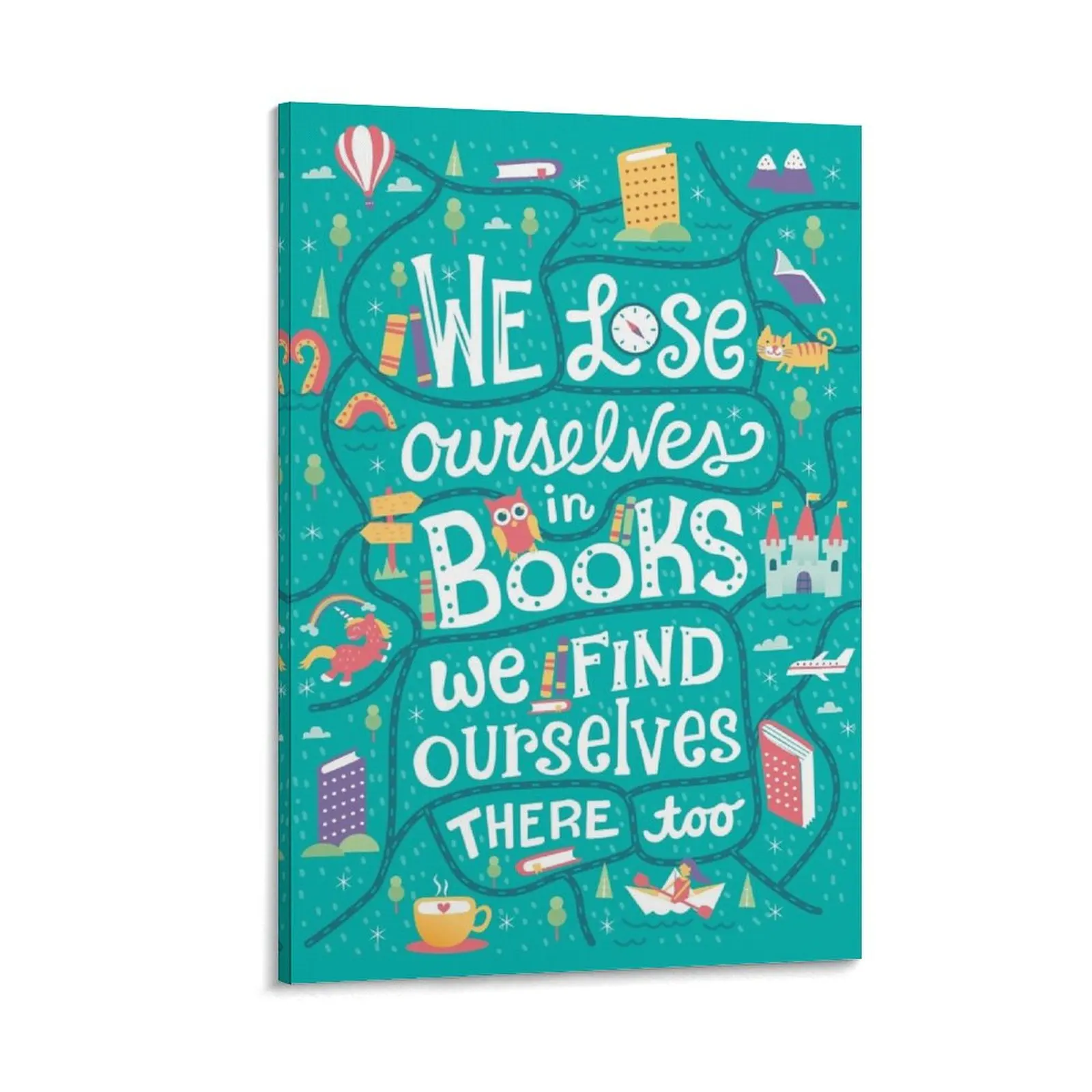 Lose ourselves in books Canvas Painting bedrooms decor aesthetic room decoration anime poster
Lose ourselves in books Canvas Painting bedrooms decor aesthetic room decoration anime poster