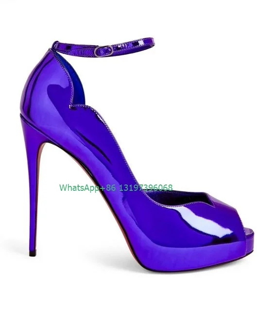 Lady dark blue color high heels sexy peep toe stiletto heel shoes PU platform sexy high heels dress office lady shoes size 46
Lady dark blue color high heels sexy peep toe stiletto heel shoes PU platform sexy high heels dress office lady shoes size 46
