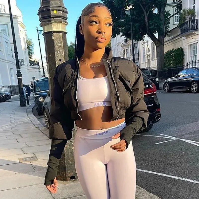 Fmxiers, новая зимняя милая пышная куртка, женская однотонная укороченная куртка на молнии, лоскутная куртка-пуховик, модные уличные пальто 2025 
Fmxiers, новая зимняя милая пышная куртка, женская однотонная укороченная куртка на молнии, лоскутная куртка-пуховик, модные уличные пальто 2025