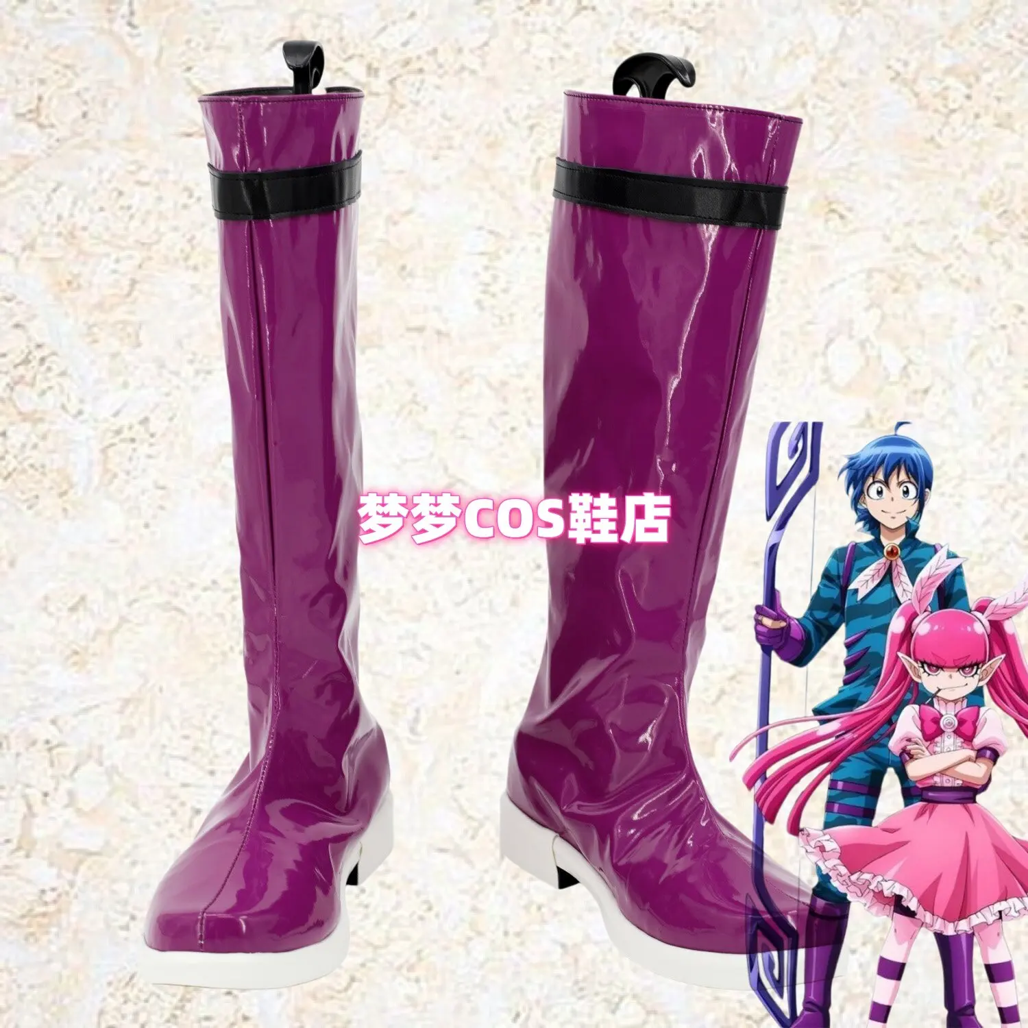 Mairimashita! Iruma-kun Iruma Suzuki Cosplay Costume Shoes Purple Handmade Faux Leather Boots
Mairimashita! Iruma-kun Iruma Suzuki Cosplay Costume Shoes Purple Handmade Faux Leather Boots