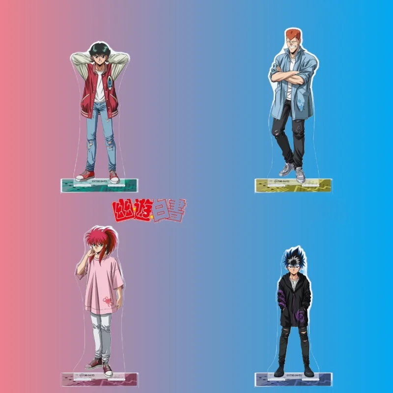 YuYu Hakusho 15CM Yusuke Urameshi Kazuma Kuwabara Acrylic Figure Stand Model Cosplay Toy Birthday Gift Ornament keychain
YuYu Hakusho 15CM Yusuke Urameshi Kazuma Kuwabara Acrylic Figure Stand Model Cosplay Toy Birthday Gift Ornament keychain