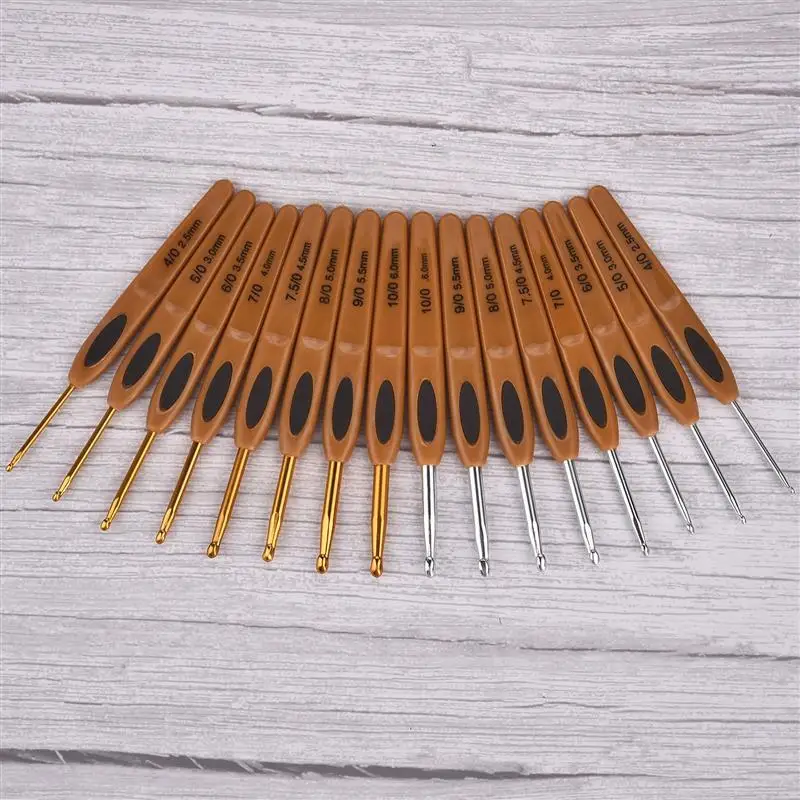 8Pcs Mix Size 2.5mm-6mm Crochet Hook Knit Weave Yarn Craft Knitting Needle Plastic Handle Knitting Hooks Needles Tools xmas GIFT
8Pcs Mix Size 2.5mm-6mm Crochet Hook Knit Weave Yarn Craft Knitting Needle Plastic Handle Knitting Hooks Needles Tools xmas GIFT
