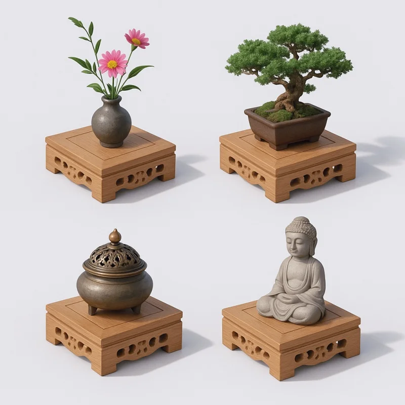 3 Types Wooden Pedestal Crafts Retro Wine Tea Sets Table Base Vase Flower Pot Plant Decorative Shelves Figurines Fish Tank Stand
3 Types Wooden Pedestal Crafts Retro Wine Tea Sets Table Base Vase Flower Pot Plant Decorative Shelves Figurines Fish Tank Stand