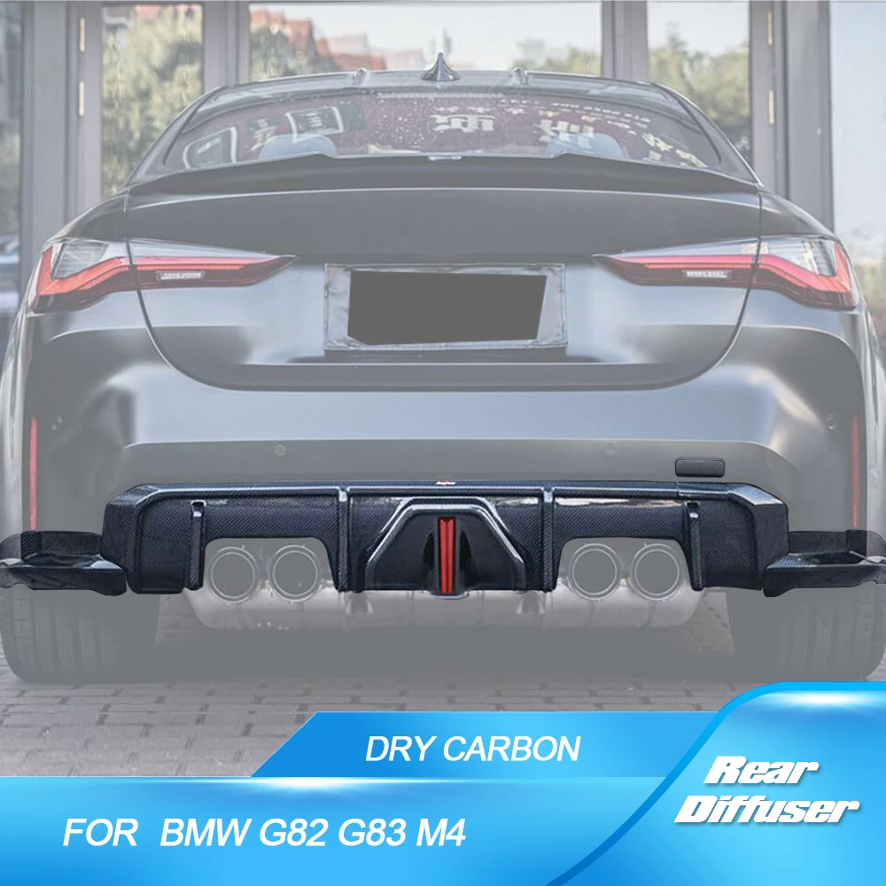 Rear Bumper Diffuser Lip for BMW G82 G83 M4 2021 2022 Dry Carbon Fiber Rear Bumper Lip Splitters Winglets Flaps Apron Protector
Rear Bumper Diffuser Lip for BMW G82 G83 M4 2021 2022 Dry Carbon Fiber Rear Bumper Lip Splitters Winglets Flaps Apron Protector