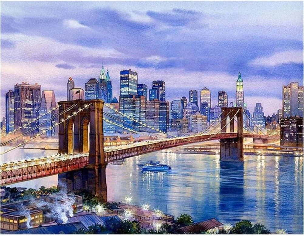 Jigsaw Puzzles 500 Pieces for Adult City New York Bridge Landscape New York Home Puzzle Stress Relief Entertainment Toys
Jigsaw Puzzles 500 Pieces for Adult City New York Bridge Landscape New York Home Puzzle Stress Relief Entertainment Toys