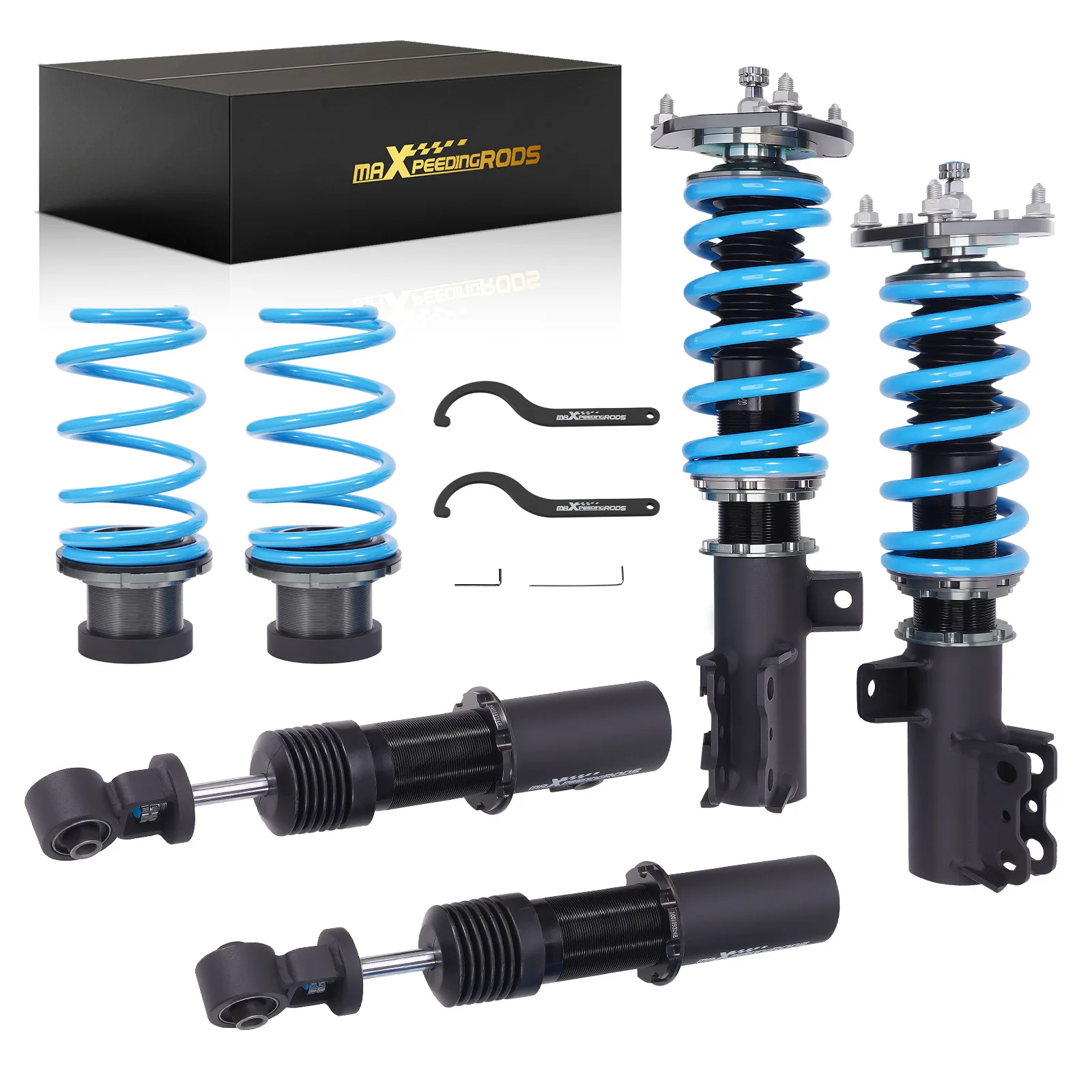 MaXpeedingrods 24-позиционные демпферные койловеры, комплект стоек для Hyundai Veloster FS 2012-2018
MaXpeedingrods 24-позиционные демпферные койловеры, комплект стоек для Hyundai Veloster FS 2012-2018