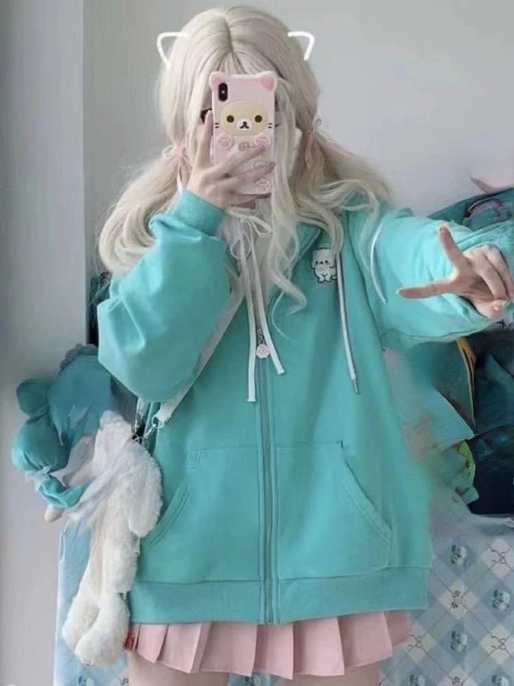 Streetwear Oversized Sweatshirt Women Star Embroider Cartoon Y2k Aesthetic Zipper Hoodies Jackets Loose Vintage Cardigan Tops
Streetwear Oversized Sweatshirt Women Star Embroider Cartoon Y2k Aesthetic Zipper Hoodies Jackets Loose Vintage Cardigan Tops