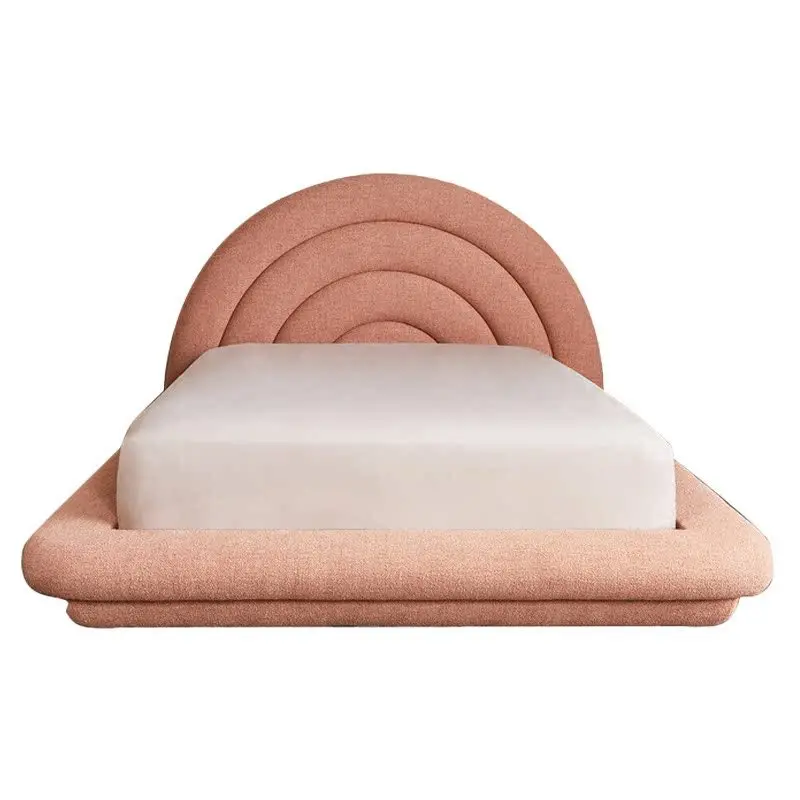 Furniture High-end l Double Bed Villa Large Flat Master Bedroom Fabric Soft Bag Queen Bed
Furniture High-end l Double Bed Villa Large Flat Master Bedroom Fabric Soft Bag Queen Bed