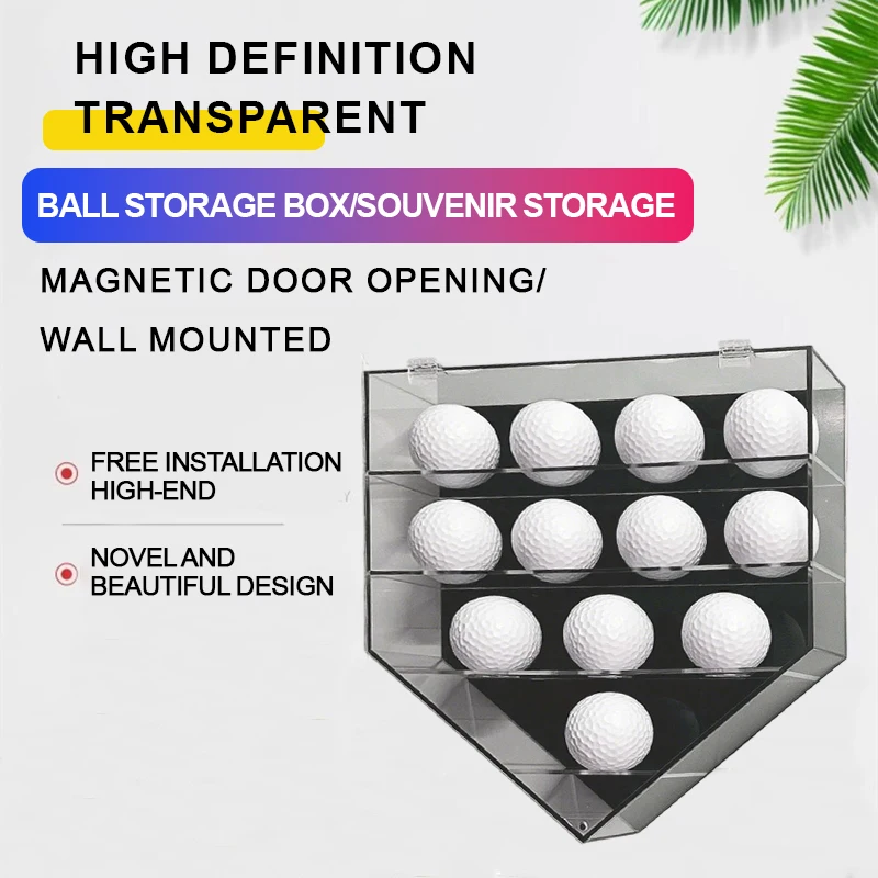 New golf ball display rack 7 holes and 12 holes wall mounted baseball storage box acrylic storage box dustproof display rack
New golf ball display rack 7 holes and 12 holes wall mounted baseball storage box acrylic storage box dustproof display rack