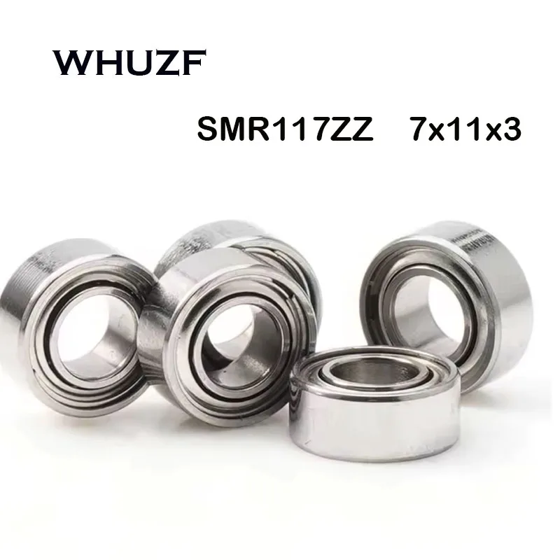SMR117ZZ Bearing 7*11*3 mm ( 10PCS ) ABEC-7 Stainless Steel Ball Bearings Shielded SMR117Z SMR117 Z ZZ
SMR117ZZ Bearing 7*11*3 mm ( 10PCS ) ABEC-7 Stainless Steel Ball Bearings Shielded SMR117Z SMR117 Z ZZ