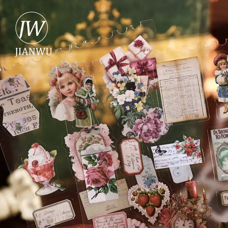 JIANWU Vintage Dream Character Flower Landscape Material Collage Scrapbooking Sticker Book Creative DIY Journal Stationery
JIANWU Vintage Dream Character Flower Landscape Material Collage Scrapbooking Sticker Book Creative DIY Journal Stationery