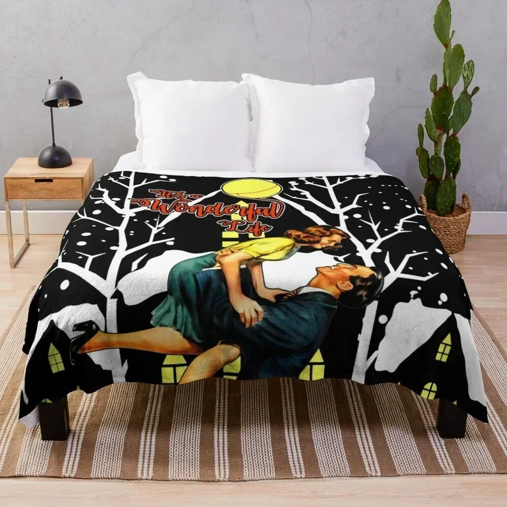 It's A Wonderful Life - Christmas Movie Every Time A Bell Rings Vintage Gift Throw Blanket Wrinkle Resistant Lightweight Blanket
It's A Wonderful Life - Christmas Movie Every Time A Bell Rings Vintage Gift Throw Blanket Wrinkle Resistant Lightweight Blanket