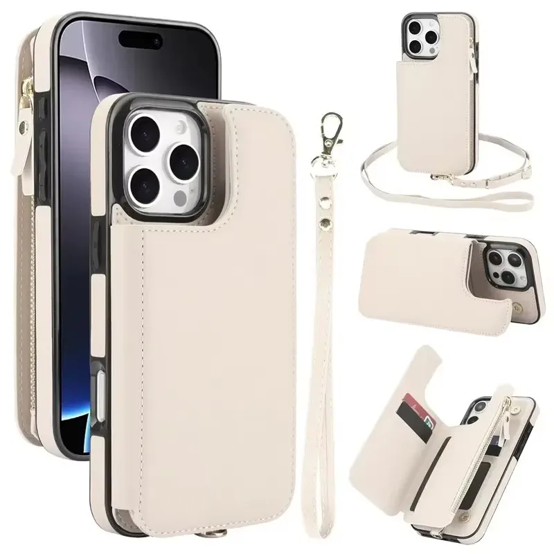 Zipper Wallet Card Solt Lanyard Phone Case For iPhone 16 Pro Max 15 14 Plus 13 12 11 X XS XR Flip Leather Back Cover For iPhone
Zipper Wallet Card Solt Lanyard Phone Case For iPhone 16 Pro Max 15 14 Plus 13 12 11 X XS XR Flip Leather Back Cover For iPhone
