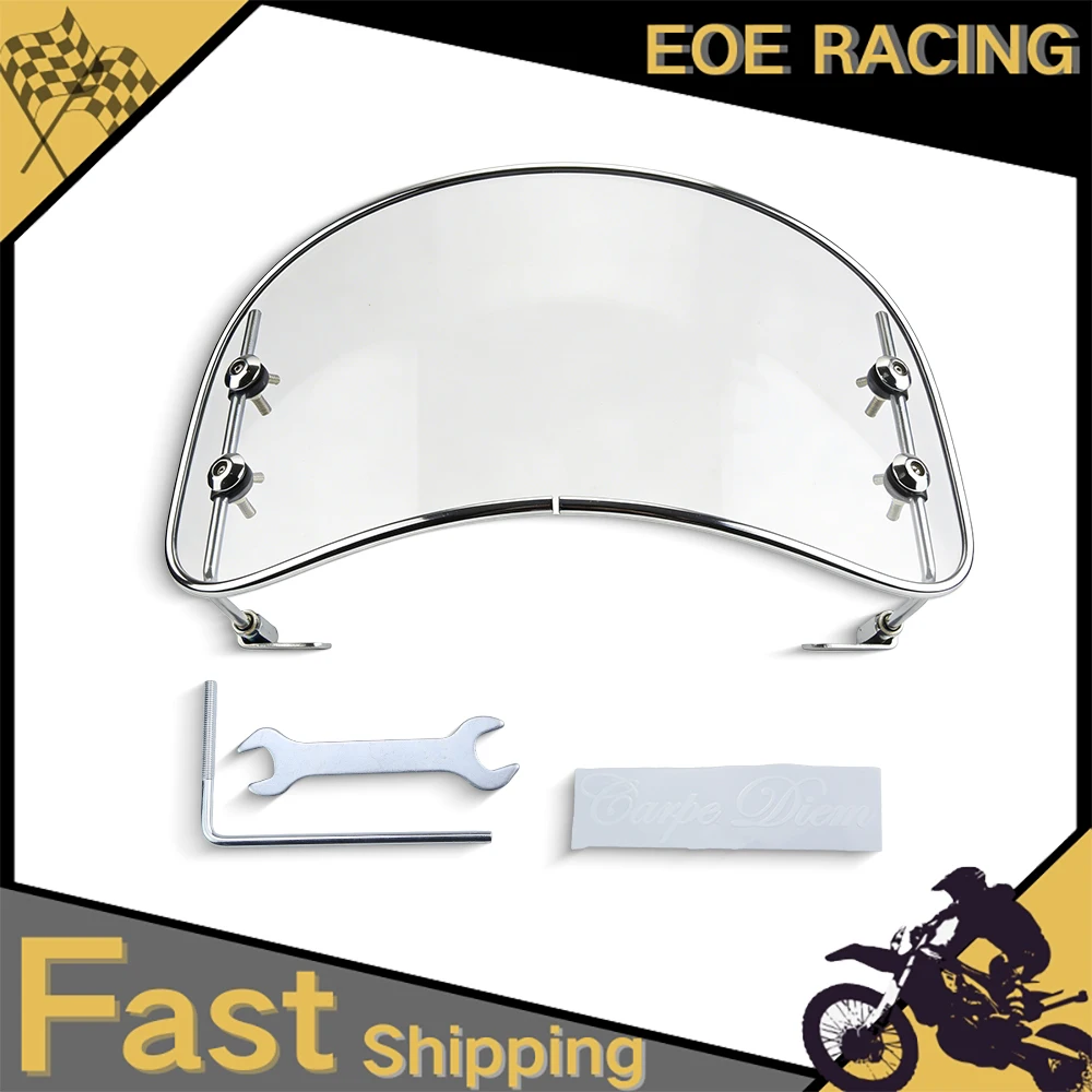 Transparent Motorcycle Windshield Retro Front Wind Deflector Modified Accessories For Scooter Electric Bike Motorcycle
Transparent Motorcycle Windshield Retro Front Wind Deflector Modified Accessories For Scooter Electric Bike Motorcycle