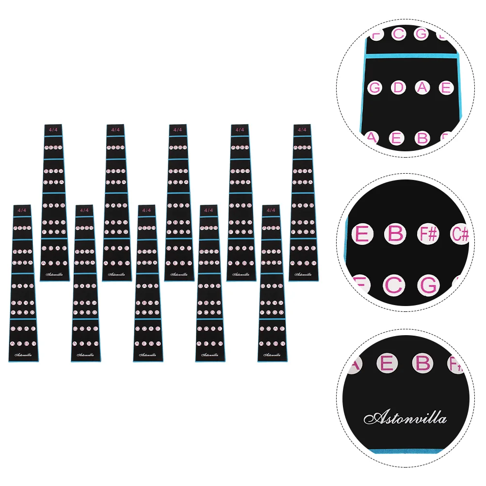 10 Pcs Violin Phoneme Stickers Label Chart Fretboard Marker Decals Paper for Intonation
10 Pcs Violin Phoneme Stickers Label Chart Fretboard Marker Decals Paper for Intonation