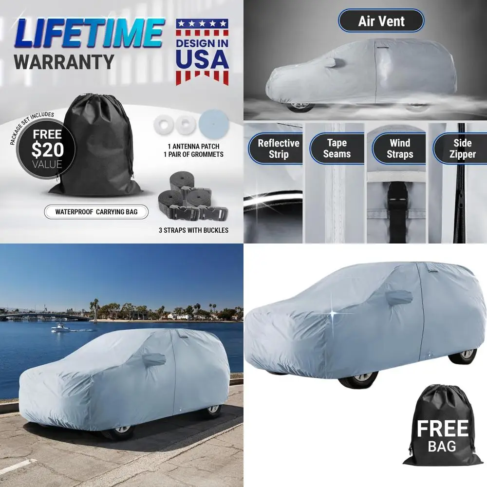 Custom-Fit Padded Waterproof Cover for 2002-2009 Chevy Trailblazer SUVs
Custom-Fit Padded Waterproof Cover for 2002-2009 Chevy Trailblazer SUVs